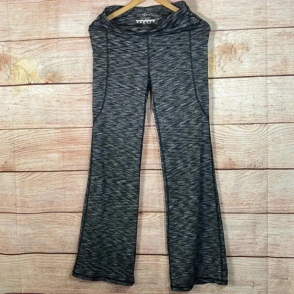 Hofi Pants - Hofi Women’s Abstract Style Legging Gray Black Medium